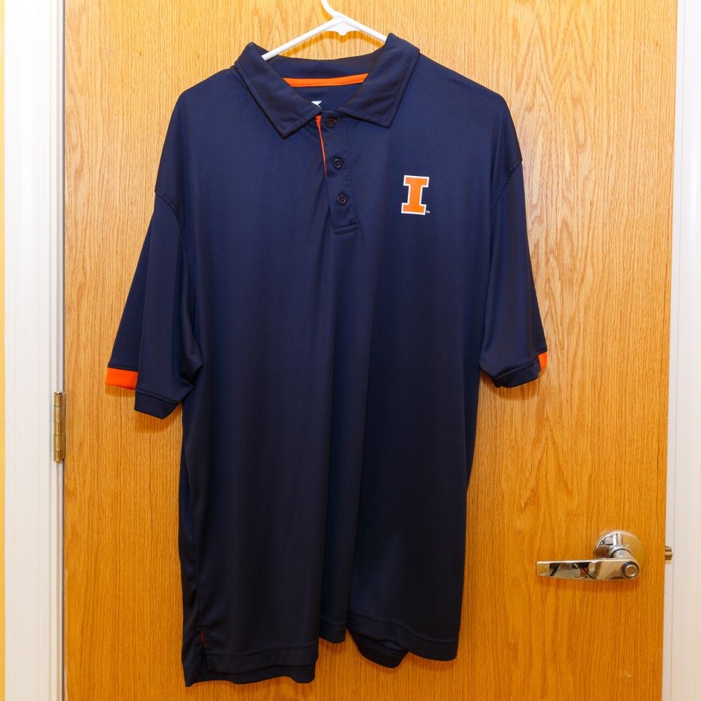 Men's Colosseum Polo - Illinois Fighting Illini